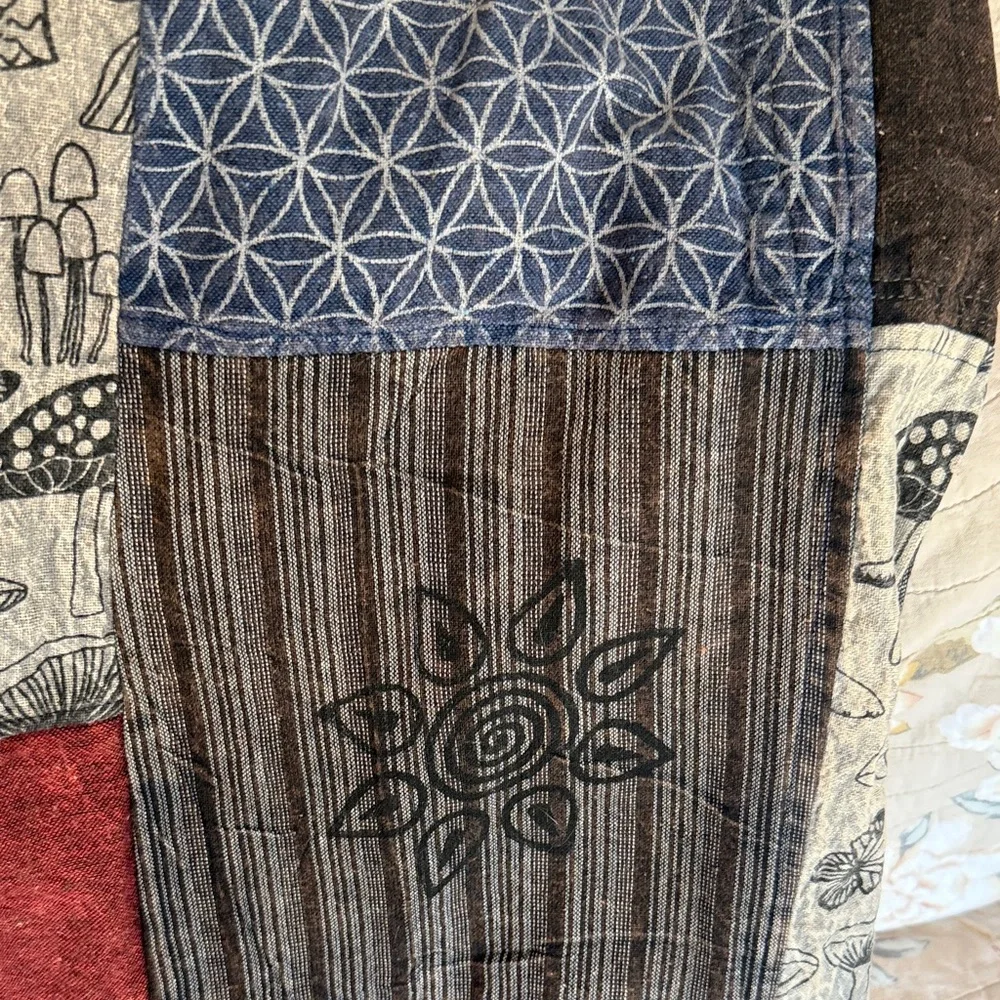 Patchwork Bohemian Harem Pants NWOT - Picture 12 of 16